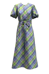 Tilly Frock - Check Silk