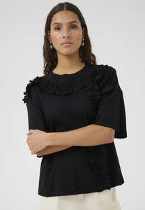 T Shirts: Vivian Tee - Black