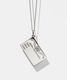 Birth Certificate Charm Necklace - Sterling Silver