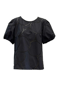 Tilly Top - Black Cotton