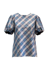 Full Price: Tilly Top - Blue Check