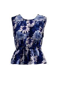 Lucia Top - Porcelain Blue