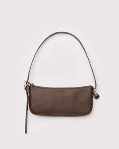 Full Price: Recycled Leather Pochette - Brown
