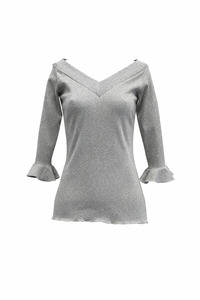 South Of Eden: Carla Top - Grey Marle