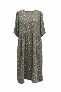 South Of Eden: Juno Dress - Olive Pink Floral