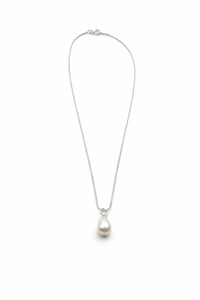 Baroque Pearl Necklace - Sterling Silver