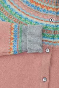 Alpine Short Cardigan - Honey Suckle