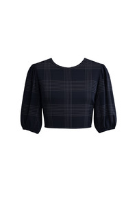 Maya Top - Navy Cotton