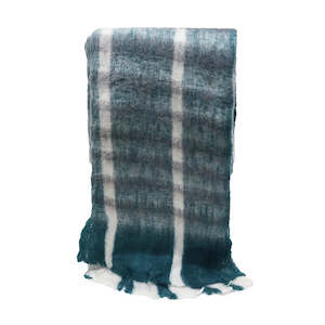 Textiles: Throw, wave stripe
