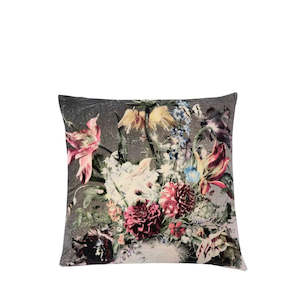 Textiles: Sari Printed Cushion - In Bloom