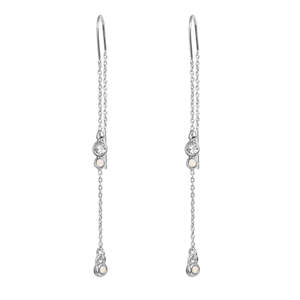 A C Oslo: Earring, long thin droplet