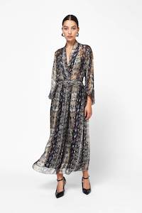 Dresses: Abito Snakeskin maxi dress