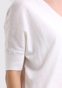 Pointelle Shoulder top
