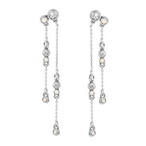 Jewellery: Earring, long droplets