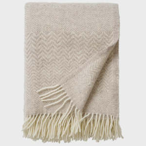 Lambswool Throw, ZigZag