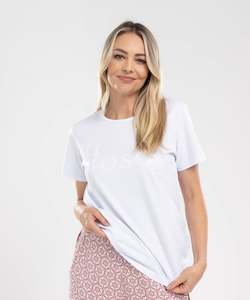 Mi Moso Moss By Mi Moso: Ena Tee , white logo