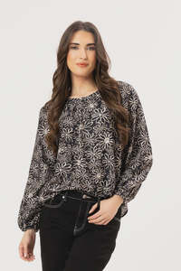 Tops: United top, bold floral