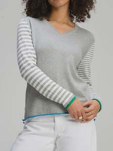 Varied Stripe Essential Jumper