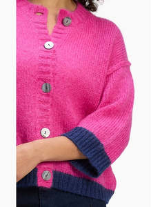 Knitwear Cardis: Kid Mohair Cardi