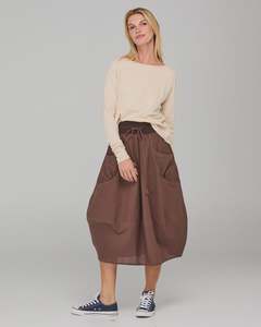 Guru skirt, dark taupe