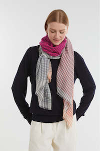 Accessories: Bright Pink Cosmic Scarf