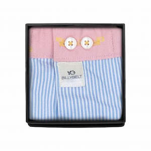 Boxer Shorts Socks: Cotton Boxer Shorts in Light Blue Stripes