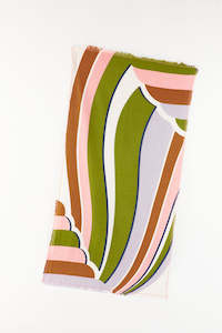 Beach Towels: Pastel La Vague Beach Towel