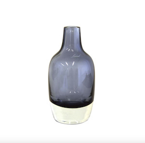 By Designer Glassware: Venere Vase Large - Ink