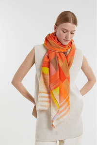 By Designer Scarves: Coral Dream Scarf