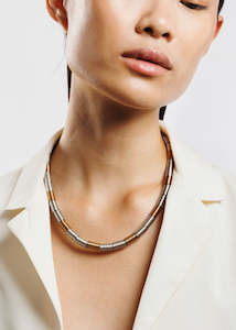 Designer Jewellery: Cut Bronze Necklace