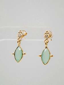 Designer Jewellery: Gigi Earrings Calcedoine