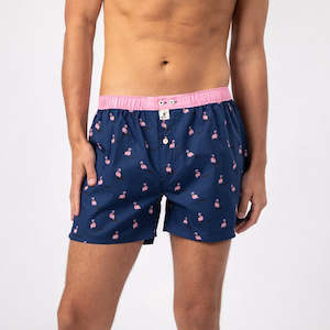 Boxer Shorts Socks: Cotton Boxer Shorts Flamingo
