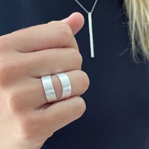 Susi Cala: Nina Two Part Ring - Silver