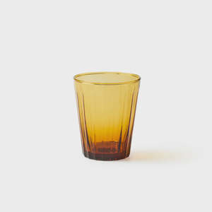 By Designer Glassware: Lucca Glass - Amber