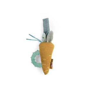 By Designer Baby Kids: Carrot Teething Rattle