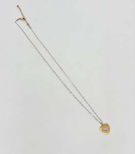 Designer Jewellery: Love Necklace - Gold and Silver