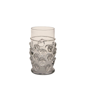 By Designer Glassware: KB09 Vase - Smoke