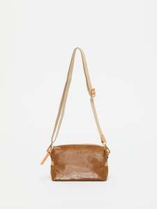 By Designer Bags: Mini Linen Shoulder Bag - Havana