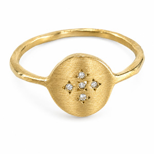 All Stock Collection: Medallion Cross Ring