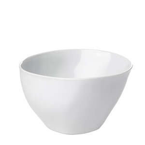 White Capacious Medium Bowl