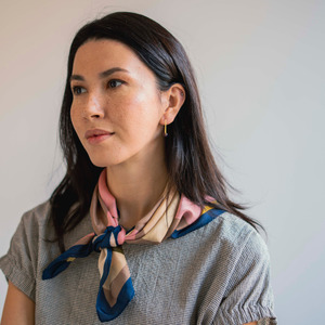 Skandal: Pink Bubble Silk Scarf