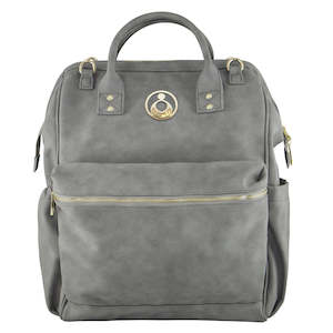 Isoki: Byron Backpack Nappy Bag - Stone