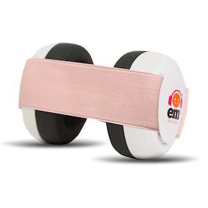 Baby Body Care: Baby Earmuffs - White/Coral