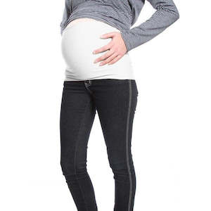 Angel Maternity: Belly Band - White