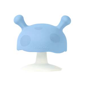 Mombella: Mushroom Teether - Light Blue
