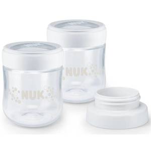 Breastfeeding: Nature Sense Breast Milk Containers with Adaptor