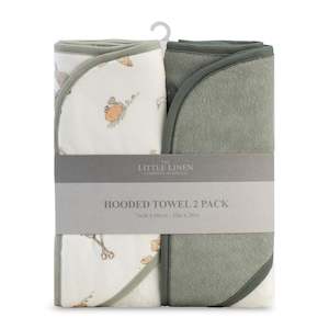 Hooded Towel 2pk - Farmyard Lamb (Product Issue)