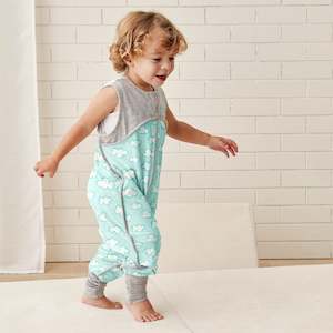 Sleep Suit Lite 0.2 TOG - Turquoise Clouds