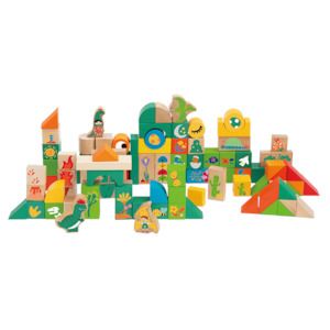 100pc Dinosaur World Blocks (Damaged Packaging)