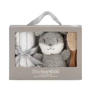 Muslin Swaddling Wraps: 5 Piece Gift Set - Natural